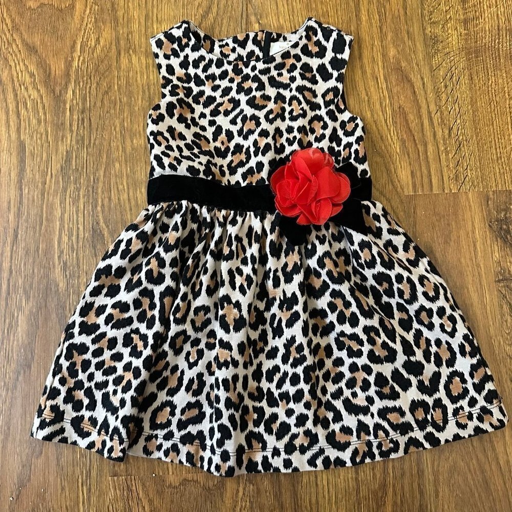 Kate Spade girl leopard ponte dress